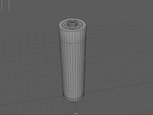 AA alkaline batteries 3D Model