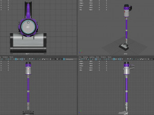 Cordless vacuum cleaner 3D Model