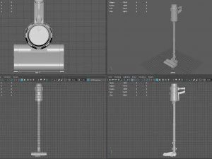 Cordless vacuum cleaner 3D Model