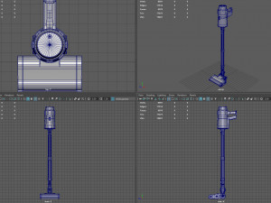Cordless vacuum cleaner 3D Model