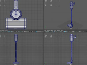Cordless vacuum cleaner 3D Model