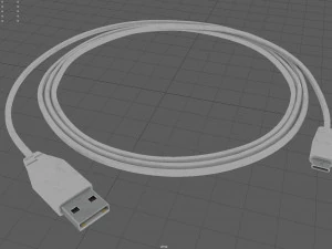 CAVO USB Modello 3D