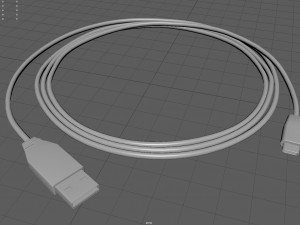 USB CABLE Modèle 3D