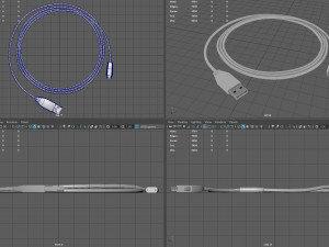 USB CABLE Modèle 3D