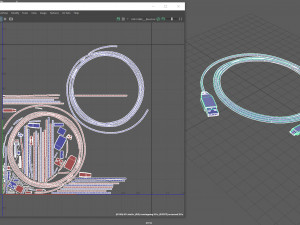 USB CABLE Modèle 3D