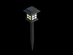 Outdoor solar light 3D Model