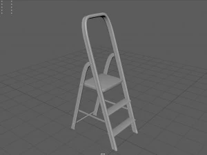 Składana drabina Model 3D