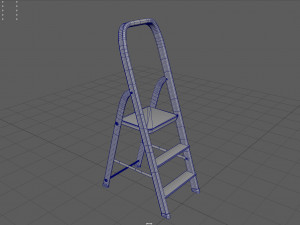 Folding ladder 3D Модель