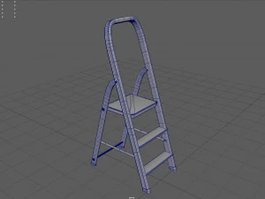 Składana drabina Model 3D