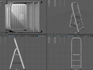 Folding ladder 3D Модель