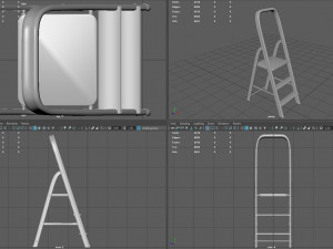 Folding ladder 3D Модель