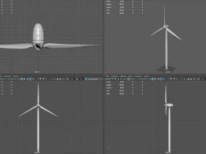 Wind turbine 3D Model