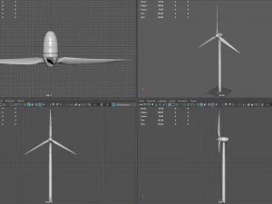 Wind turbine 3D Model