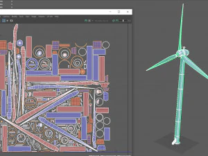 Wind turbine 3D Model