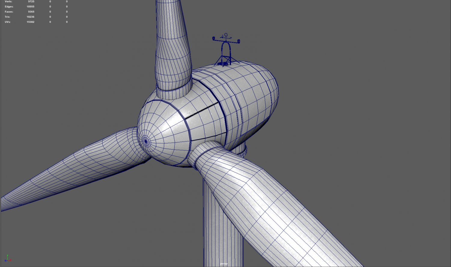 Wind Power (rüzgar gülü), 3D CAD Model Library