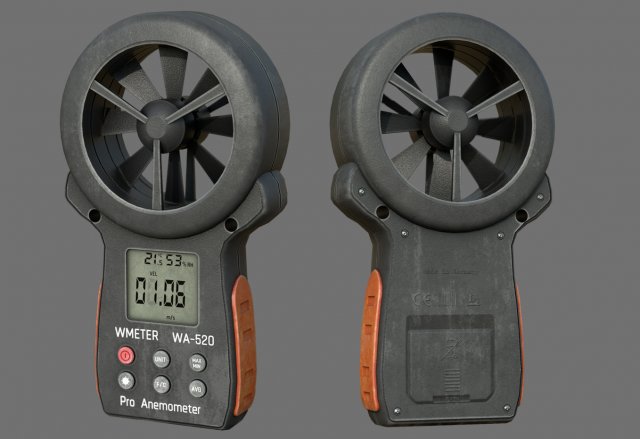 Anemometer 3Dモデル .c4d .max .obj .3ds .fbx .stl .blend 
