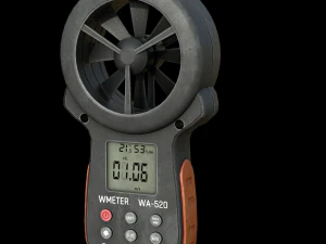 Wiatromierz Model 3D