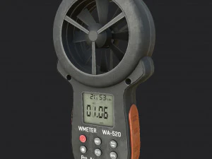 Wiatromierz Model 3D