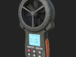 Wiatromierz Model 3D