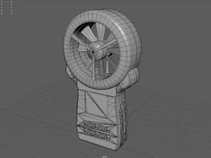 Wiatromierz Model 3D