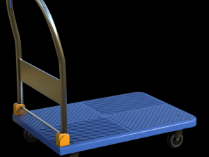 Cart Platform Truck 3D Model
