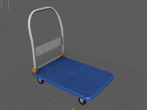 Cart Platform Truck 3D Model