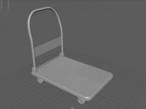 Cart Platform Truck 3D Model