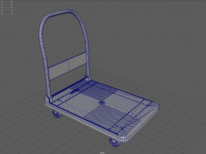 Cart Platform Truck 3D Model
