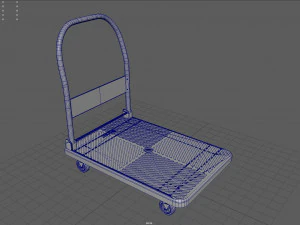 Cart Platform Truck 3D Model