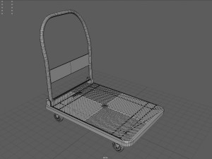 Cart Platform Truck 3D Model