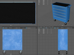 Trolley Toolbox Workshop Modello 3D