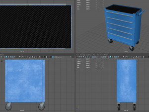 Trolley Toolbox Workshop Modello 3D
