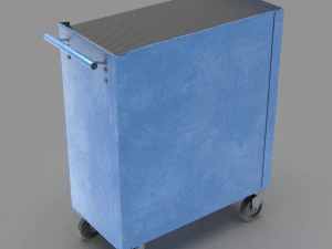 Trolley Toolbox Workshop 3D Model