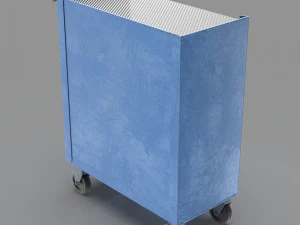 Trolley Toolbox Workshop 3D Model
