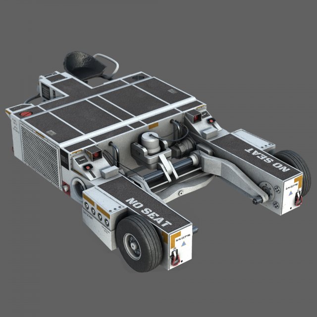 US NAVY Tractor AS32 3D 模型 .c4d .max .obj .3ds .fbx .stl .blend 