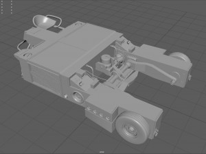 US NAVY Tractor AS32 3D 模型