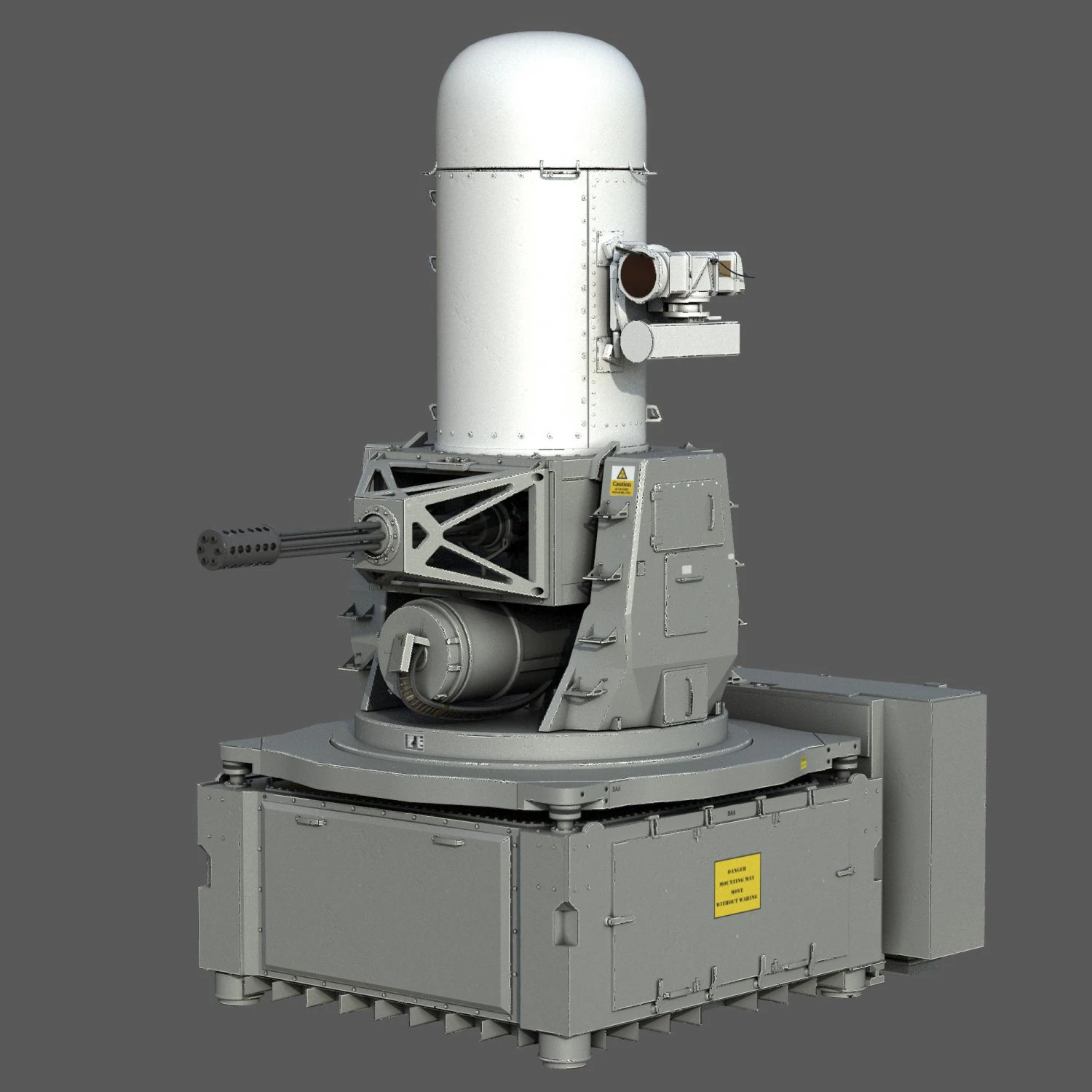 Falange CIWS Modello 3D .c4d .max .obj .3ds .fbx .stl .blend