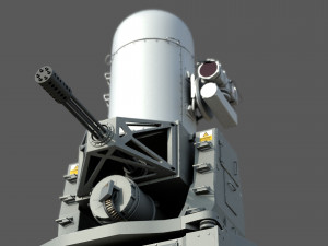 Phalanx CIWS Modello 3D
