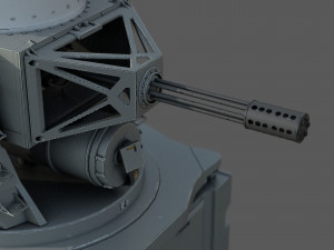 Phalanx CIWS Modello 3D