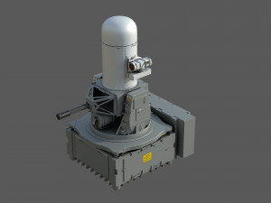 Phalanx CIWS Modello 3D