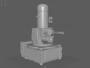 Falange CIWS Modello 3D