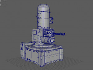 Phalanx CIWS Modello 3D