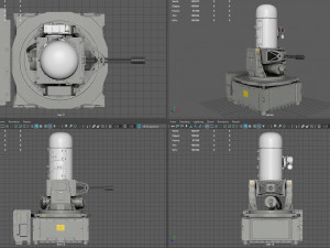 Phalanx CIWS Modello 3D