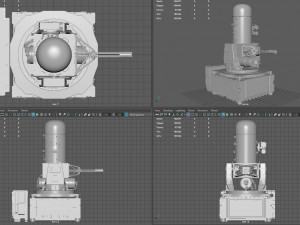 Phalanx CIWS Modello 3D