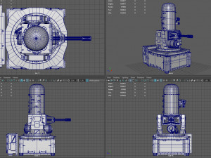 Phalanx CIWS Modello 3D