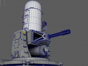 Falange CIWS Modello 3D