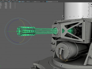 Phalanx CIWS Modello 3D