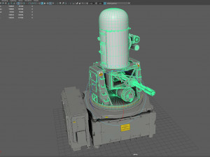 Phalanx CIWS Modello 3D