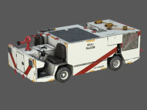 P25 fire engine 3D Model