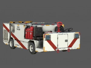 P25 fire engine 3Dモデル